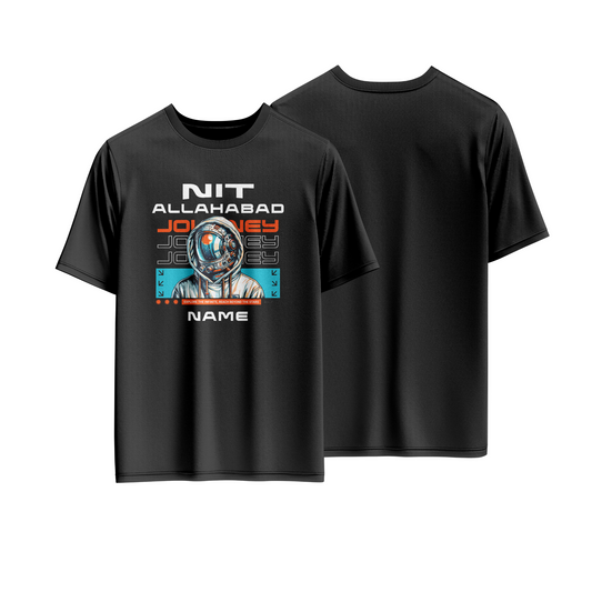 MNNIT Allahabad Astronaut Journey Tee | Custom Name College Merchandise