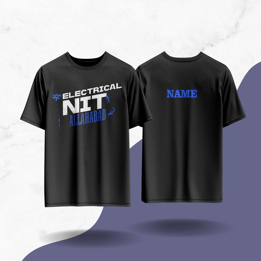 UrbanMerch Premium MNNIT ALLAHABAD Electrical  Branch T-Shirt