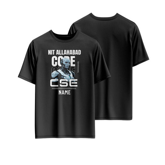 CSE Premium Robot Tee | UrbanMerch MNNIT College Merchandise