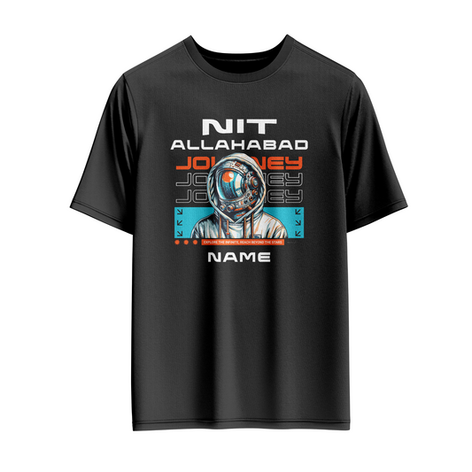 MNNIT Allahabad Astronaut Journey Tee | Custom Name College Merchandise