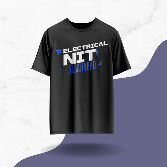 UrbanMerch Premium MNNIT ALLAHABAD Electrical  Branch T-Shirt