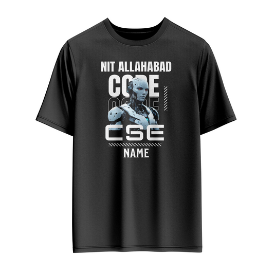 CSE Premium Robot Tee | UrbanMerch MNNIT College Merchandise
